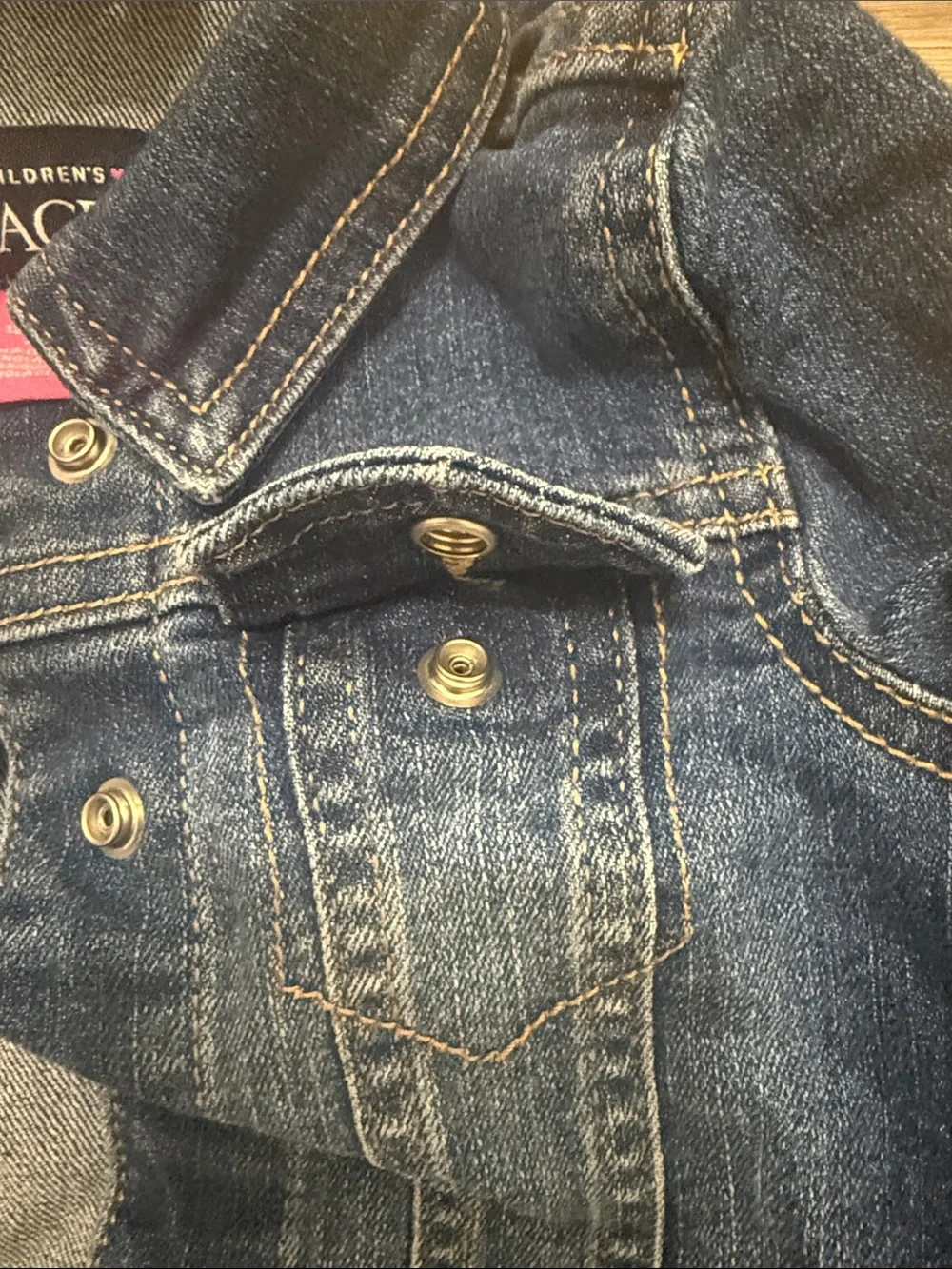 The Children's Place Dark Blue Denim Jacket for Kids